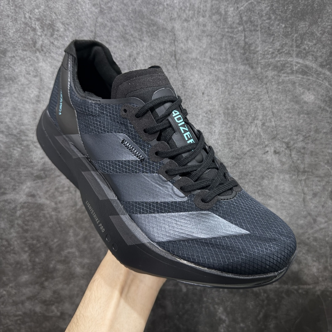 图片[3]-【NO.1纯原】Adidas Adizero Adios Pro 4 M竞训跑步鞋 黑色黑武士 HQ7411 市场独一档品质 区别所有版本 原鞋购入开发数月 原材料 原档案打造 细节版型一比一 独立双层组合底私模. 搭配ENERGYRODS 2.0真碳柱，每一步都动力满满 鞋面用的是Lightlock技术，轻透又贴合，就像给脚定制的一样。 中底是全掌Lightstrike Pro泡棉，软弹感超绝 真正一比一还原真实脚感💪🏻 尺码：36 36.5 37 38 38.5 39 40 40.5 41 42 42.5 43 44 44.5 45 46-选品中心