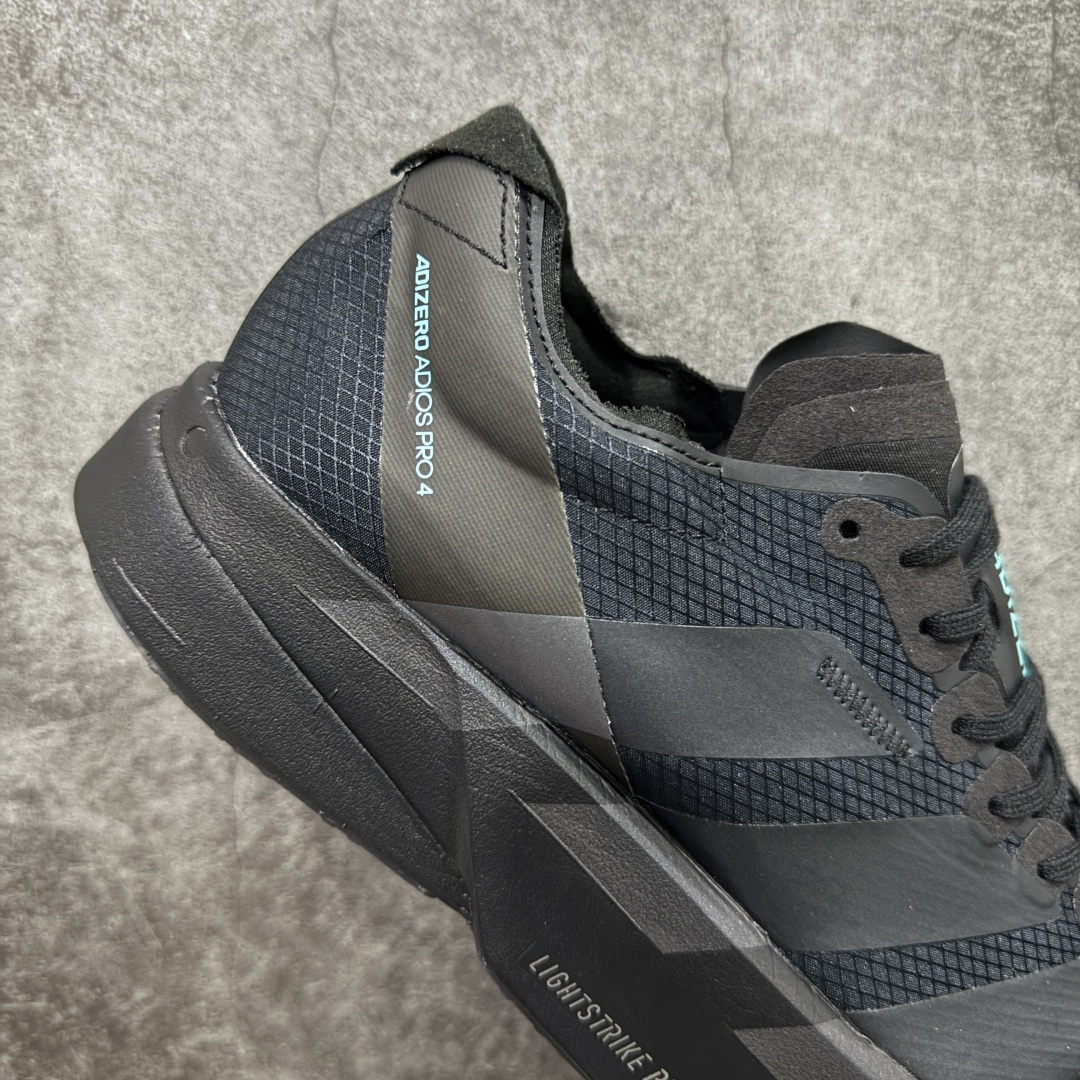 图片[7]-【NO.1纯原】Adidas Adizero Adios Pro 4 M竞训跑步鞋 黑色黑武士 HQ7411 市场独一档品质 区别所有版本 原鞋购入开发数月 原材料 原档案打造 细节版型一比一 独立双层组合底私模. 搭配ENERGYRODS 2.0真碳柱，每一步都动力满满 鞋面用的是Lightlock技术，轻透又贴合，就像给脚定制的一样。 中底是全掌Lightstrike Pro泡棉，软弹感超绝 真正一比一还原真实脚感💪🏻 尺码：36 36.5 37 38 38.5 39 40 40.5 41 42 42.5 43 44 44.5 45 46-选品中心