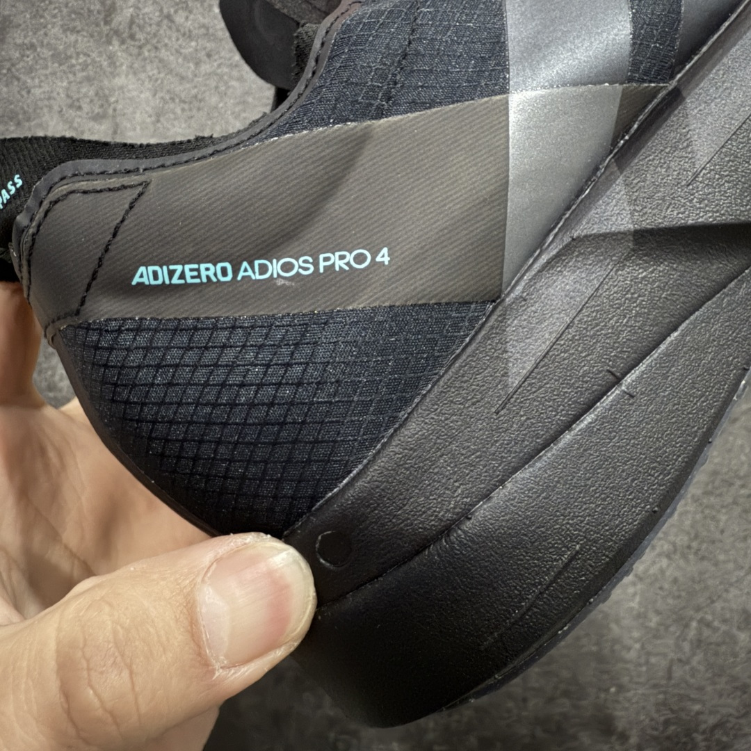 图片[3]-【NO.1纯原】Adidas Adizero Adios Pro 4 M竞训跑步鞋 黑色黑武士 HQ7411 市场独一档品质 区别所有版本 原鞋购入开发数月 原材料 原档案打造 细节版型一比一 独立双层组合底私模. 搭配ENERGYRODS 2.0真碳柱，每一步都动力满满 鞋面用的是Lightlock技术，轻透又贴合，就像给脚定制的一样。 中底是全掌Lightstrike Pro泡棉，软弹感超绝 真正一比一还原真实脚感💪🏻 尺码：36 36.5 37 38 38.5 39 40 40.5 41 42 42.5 43 44 44.5 45 46-选品中心