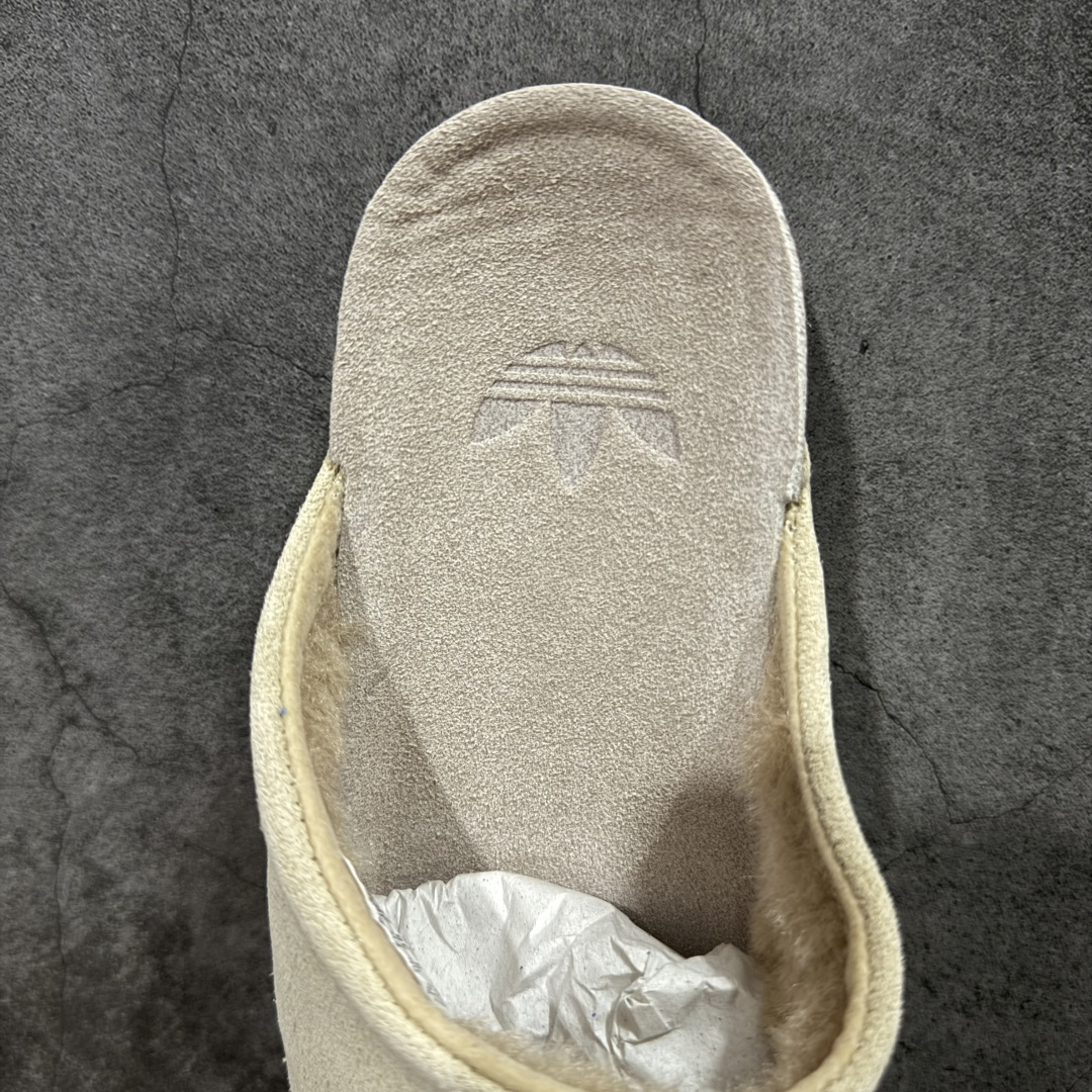 图片[6]-【神版】adidas originals Adimule 阿迪勃肯 黑色加绒款 舒适百搭 防磨包头一脚蹬拖鞋 货号：JP8730 尺码：35.5-45半码-选品中心