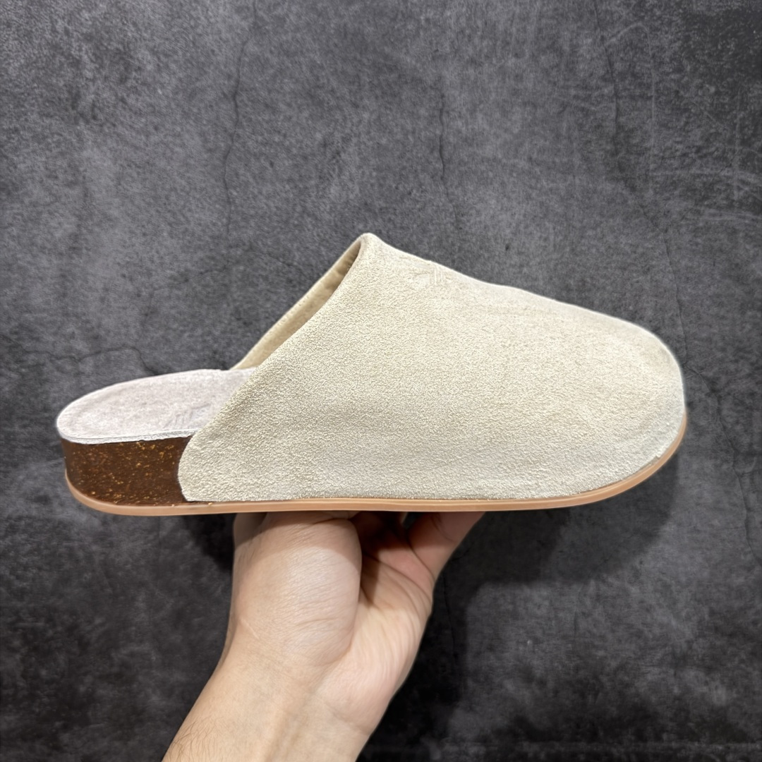 【神版】adidas originals Adimule 阿迪勃肯 黑色加绒款 舒适百搭 防磨包头一脚蹬拖鞋 货号:JP8730 尺码:35.5-45半码-选品中心