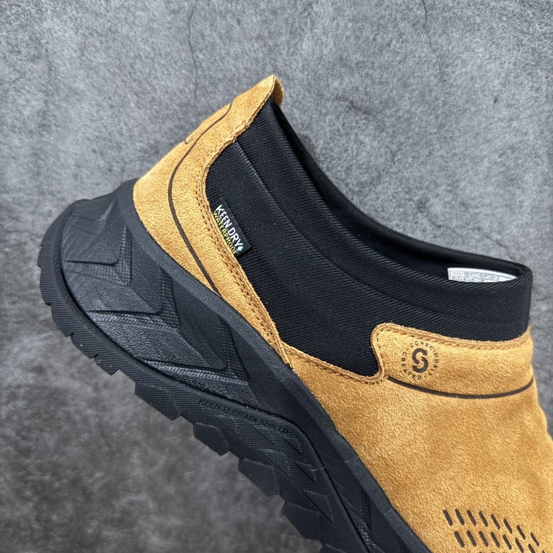 图片[7]-【绿x版本】Keen 科恩 TTS Moc WP 都市系列复古低帮系带户外风露营徒步登山运动训练鞋 一脚蹬 25ss秋冬季新款原楦型开发纸版 采用固色翻毛皮鞋面材质#内嵌高密度EVA发泡缓震脚垫 外置一体式包裹防滑防剐蹭耐磨橡胶大底❗向经典的90年代致敬 山系神级鞋履 尺码：39-44-选品中心