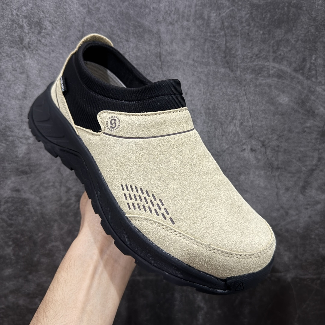 图片[3]-【绿x版本】Keen 科恩 TTS Moc WP 都市系列复古低帮系带户外风露营徒步登山运动训练鞋 一脚蹬 25ss秋冬季新款原楦型开发纸版 采用固色翻毛皮鞋面材质#内嵌高密度EVA发泡缓震脚垫 外置一体式包裹防滑防剐蹭耐磨橡胶大底❗向经典的90年代致敬 山系神级鞋履 尺码：39-44-选品中心