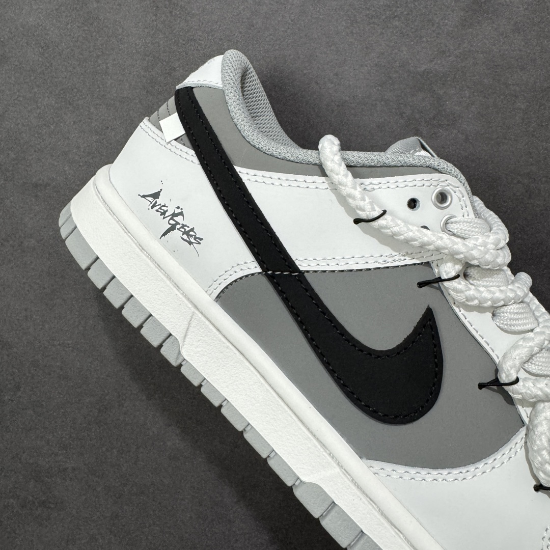 图片[6]-【YC版本】Nike Dunk Low 解构绑带 周年高端定制 低帮休闲板鞋   #定制鞋盒 大厂纯原品质出货 超高清洁度 皮料切割干净无任何毛边 细节完美 货号：WG0510-061  尺码：40 40.5 41 42 42.5 43 44 44.5 45 46 编码：HXSB330340-选品中心