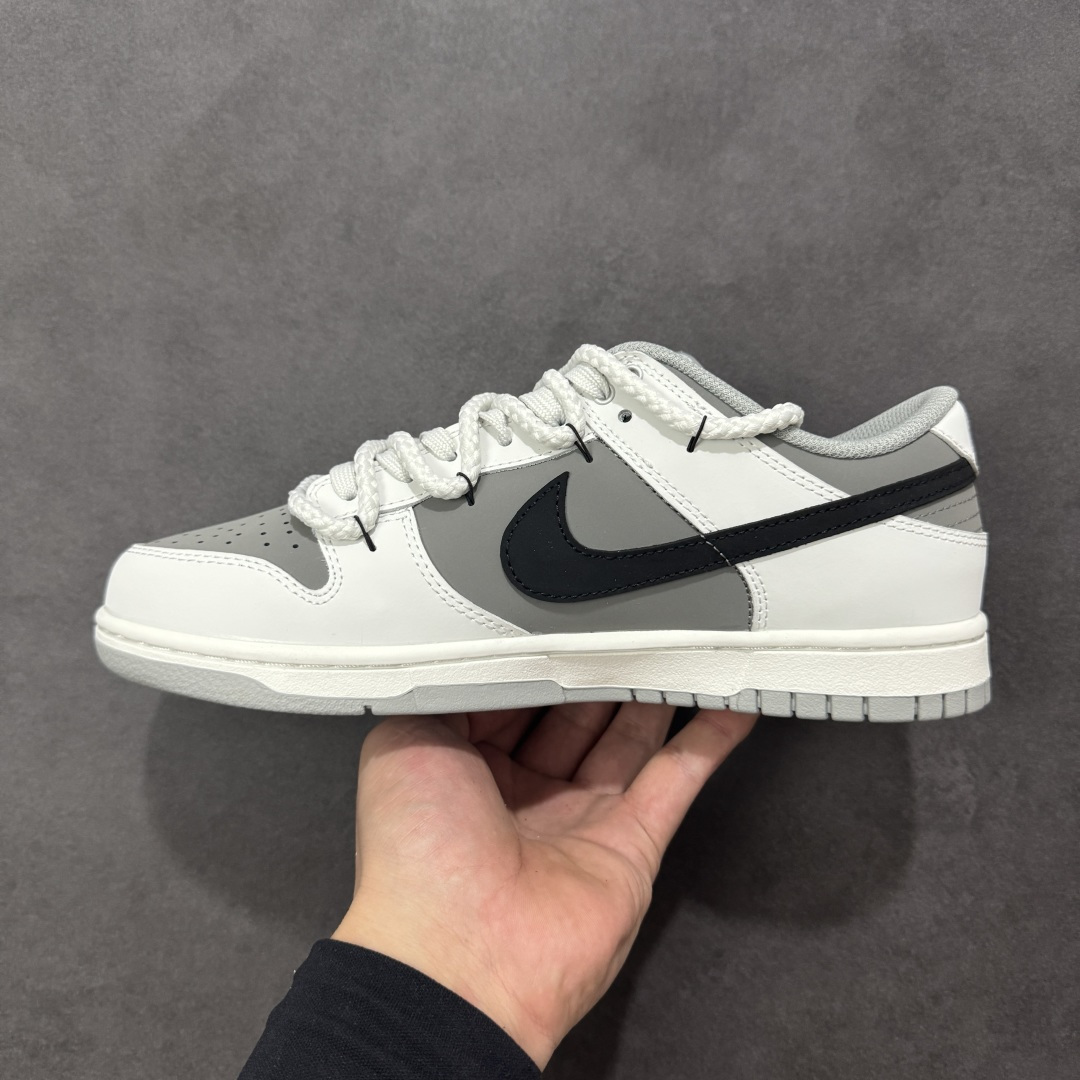 图片[2]-【YC版本】Nike Dunk Low 解构绑带 周年高端定制 低帮休闲板鞋   #定制鞋盒 大厂纯原品质出货 超高清洁度 皮料切割干净无任何毛边 细节完美 货号：WG0510-061  尺码：40 40.5 41 42 42.5 43 44 44.5 45 46 编码：HXSB330340-选品中心