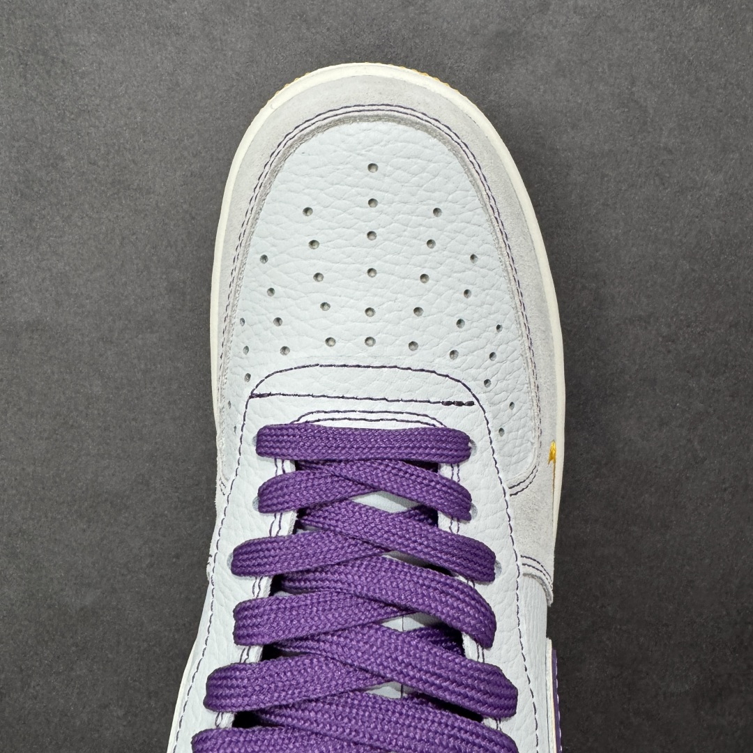 图片[8]-【定制版】NIke Air Force 1 \’07 Low “NBA联名——紫金湖人”空军一号 低帮 运动鞋 休闲鞋 折边针车 工艺难度大 原楦头原纸板 原装鞋盒 定制五金配件 内置全掌气垫 原厂鞋底 货号：SS1979-004 尺码：36 36.5 37.5 38 38.5 39 40 40.5 41 42 42.5 43 44 44.5 45 编码：HXSA310320-选品中心
