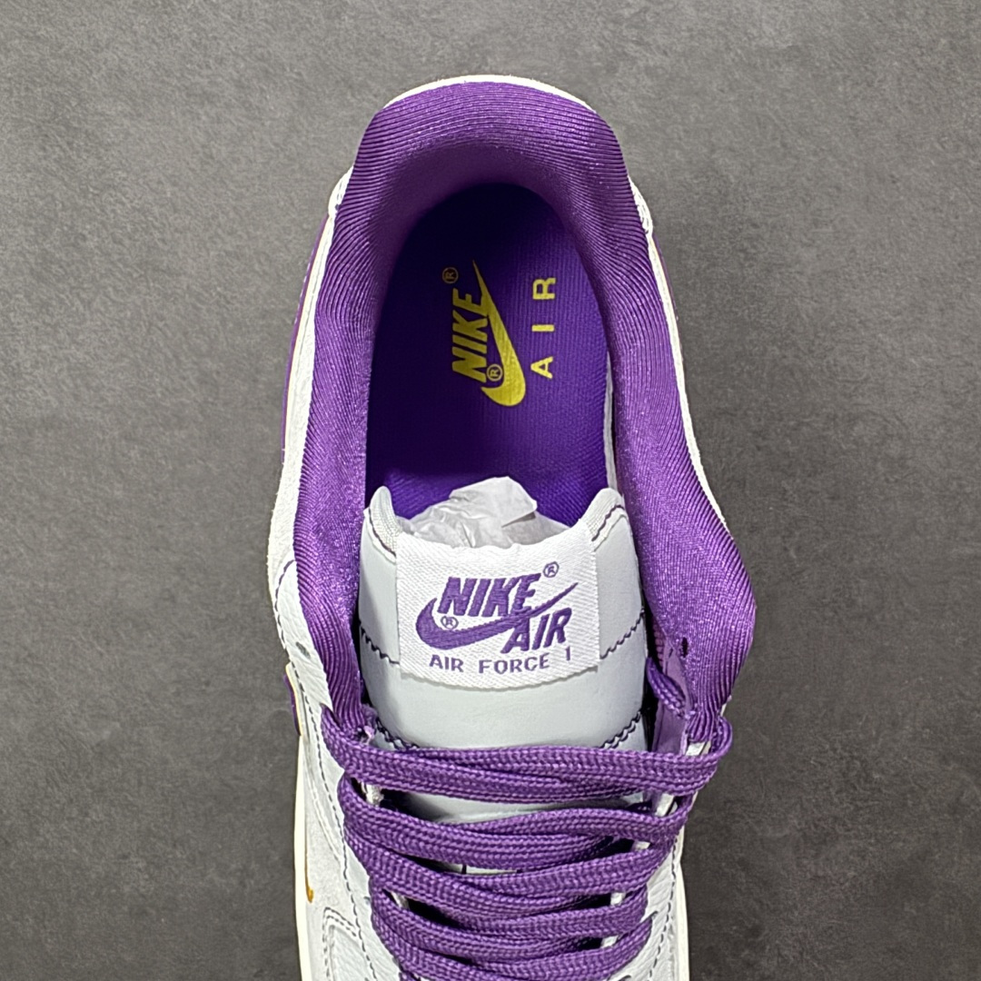 图片[7]-【定制版】NIke Air Force 1 \’07 Low “NBA联名——紫金湖人”空军一号 低帮 运动鞋 休闲鞋 折边针车 工艺难度大 原楦头原纸板 原装鞋盒 定制五金配件 内置全掌气垫 原厂鞋底 货号：SS1979-004 尺码：36 36.5 37.5 38 38.5 39 40 40.5 41 42 42.5 43 44 44.5 45 编码：HXSA310320-选品中心