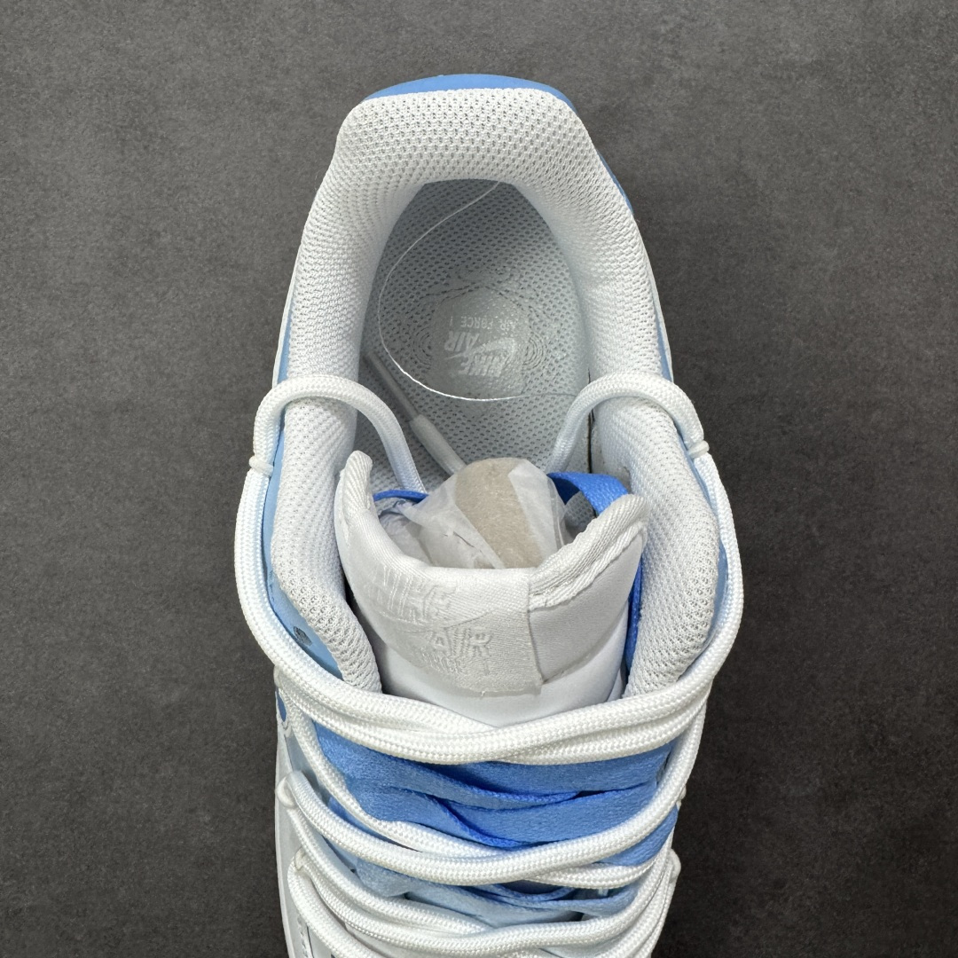 图片[7]-【定制版】Nike Air Force 1\’07 Low 空军一号低帮休闲板鞋  #鞋身主体为白色皮革，鞋侧Swoosh、鞋帮及鞋带采用渐变浅蓝，清新柔和，自带“海盐/奶蓝”的氛围感！ 货号：CD2288-951  尺码：36 36.5 37.5 38 38.5 39 40 40.5 41 42 42.5 43 44 44.5 45-选品中心