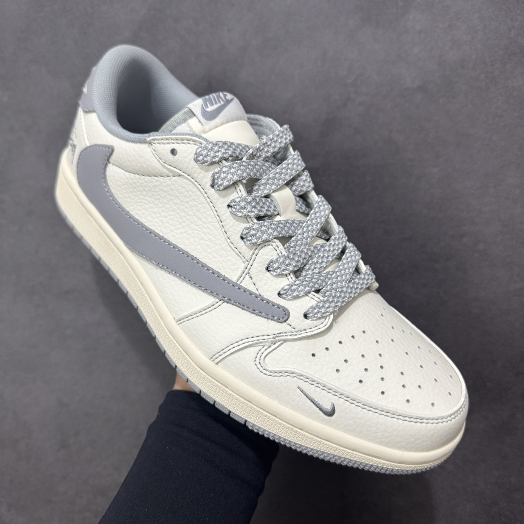 图片[3]-【定制版】Air Jordan 1 Low AJ1 乔1 斯图西联名 高端定制 倒钩低帮复古篮球鞋 #定制鞋盒 大厂纯原品质出货 超高清洁度 皮料切割干净无任何毛边 细节完美 货号：CS5288-501 尺码：36 36.5 37.5 38 36.5 39 40 40.5 41 42 42.5 43 44 44.5 45 编码：CCB320330-选品中心