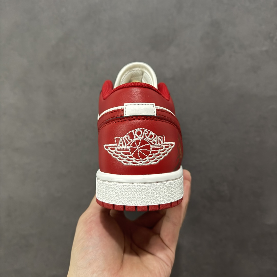 图片[4]-【K版】Air Jordan 1 Low 乔丹1代低帮新春福马 红色 货号：553558-166 尺码：36 36.5 37.5 38 38.5 39 40 40.5 41 42 42.5 43 44 44.5 45 46 编码： DKB240260-选品中心