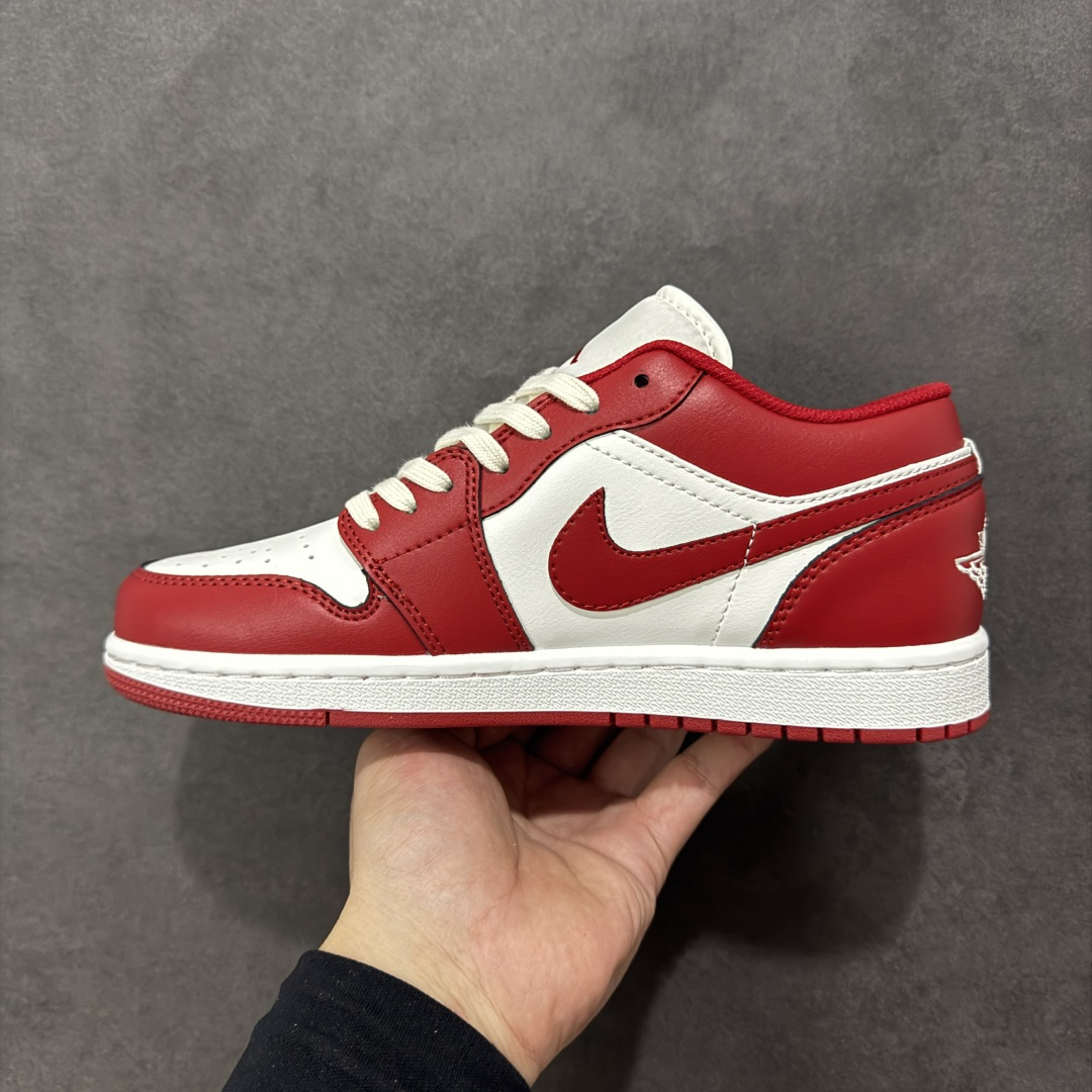 图片[2]-【K版】Air Jordan 1 Low 乔丹1代低帮新春福马 红色 货号：553558-166 尺码：36 36.5 37.5 38 38.5 39 40 40.5 41 42 42.5 43 44 44.5 45 46 编码： DKB240260-选品中心