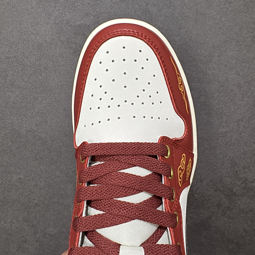 图片[8]-【K版】Air Jordan 1 Mid AJ1 乔1马年限定 中邦文化休闲板鞋 货号：DQ8426-105 尺码：36 36.5 37.5 38 38.5 39 40 40.5 41 42 42.5 43 44 44.5 45 46 编码：YQB260270-选品中心