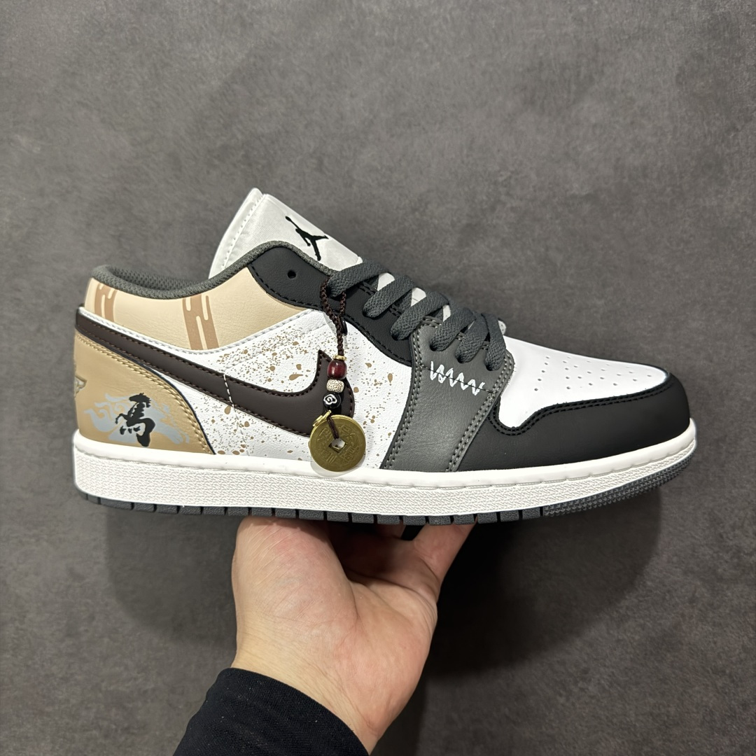【K版】Air Jordan 1 Low AJ1 乔1马年限定 低帮文化休闲板鞋 货号:553558-152 尺码:36 36.5 37.5 38 38.5 39 40 40.5 41 42 42.5 43 44 44.5 45 46 编码: DKB240260-选品中心