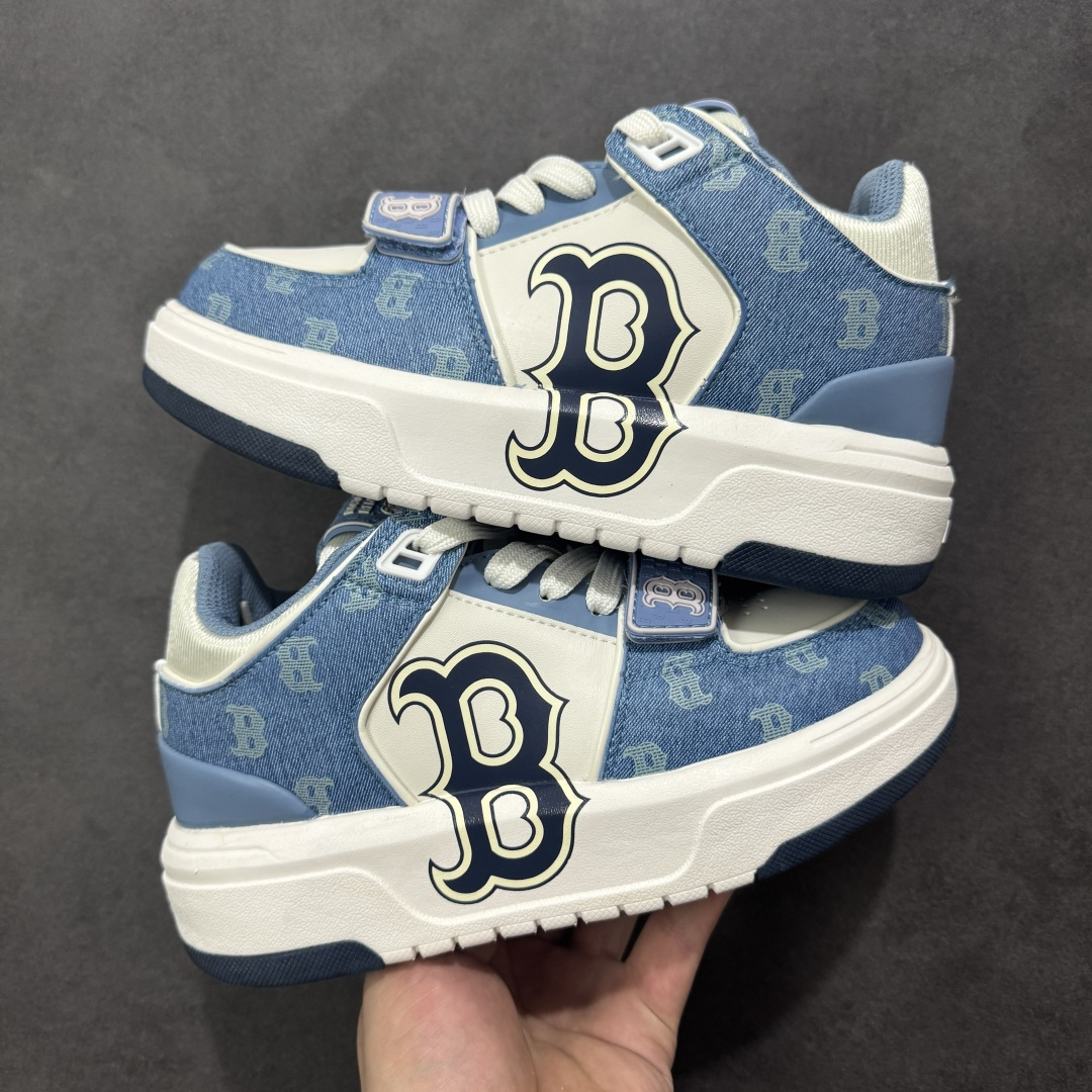 图片[13]-【GQ福利】福利特价MLB Chunky Runner Basic 纽约洋基队二代扣学长鞋 低帮老爹风轻量增高厚底百搭休闲运动板鞋 原楦原纸版开发版型#采用荔枝纹轻量克重纤维移膜皮革面鞋面材质#全新独立5cm厘米外增高轻质发泡中底组合耐磨橡胶外底片！学院穿搭爆款,Korea韩国限定!联乘美国榄球洋基队！ 尺码：36-45-选品中心
