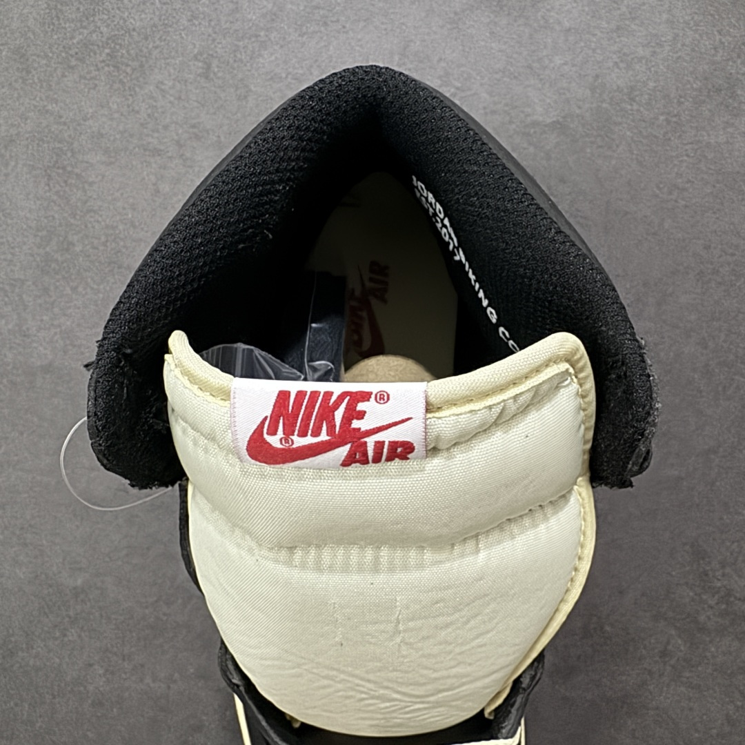 图片[7]-【清远TS版】Nike Air Jordan aj1 Retro High OG 复刻黑扣碎 百搭休闲文化运动篮球鞋 IB8958-100 口碑AJ大厂出品 全系列原楦原纸板开发 原厂头层皮料加持 原厂定型后跟完美效果 裁片超高清洁度 针车 细节到位 性价比十足💪🏻 尺码：36-48.5（半）-选品中心