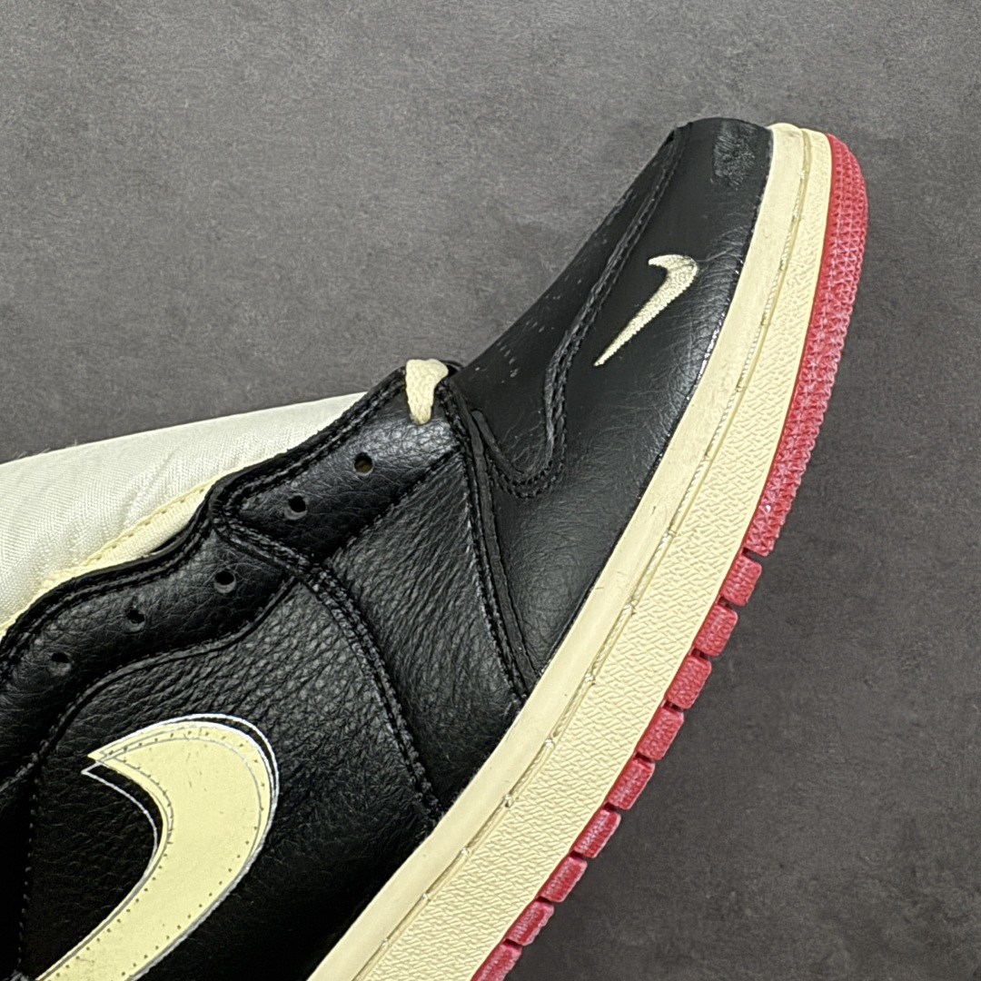 图片[5]-【清远TS版】Nike Air Jordan aj1 Retro High OG 复刻黑扣碎 百搭休闲文化运动篮球鞋 IB8958-100 口碑AJ大厂出品 全系列原楦原纸板开发 原厂头层皮料加持 原厂定型后跟完美效果 裁片超高清洁度 针车 细节到位 性价比十足💪🏻 尺码：36-48.5（半）-选品中心