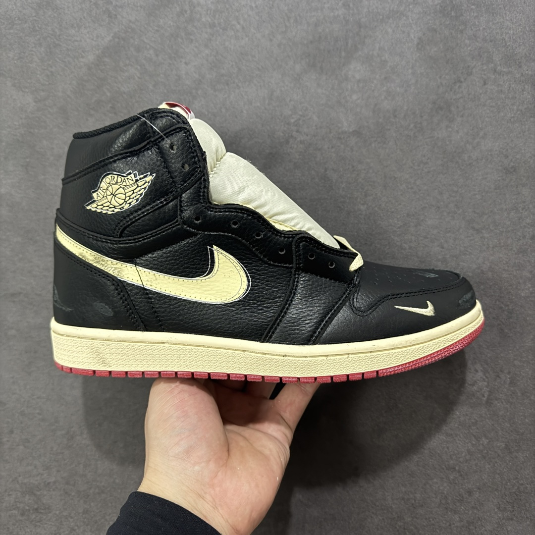【清远TS版】Nike Air Jordan aj1 Retro High OG 复刻黑扣碎 百搭休闲文化运动篮球鞋 IB8958-100 口碑AJ大厂出品 全系列原楦原纸板开发 原厂头层皮料加持 原厂定型后跟完美效果 裁片超高清洁度 针车 细节到位 性价比十足💪🏻 尺码:36-48.5(半)-选品中心