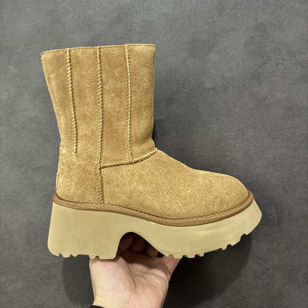【莞产X1版本】全网最齐ugg130个配色市面顶级版本 1158313 UGG 鱼人厚底铅笔靴 5cm厚底 小红书爆款 厚底羊皮毛一体雪地靴女款 广州外贸大厂生产鞋头到鞋垫真羊皮毛一体独立外盒包装芯片带防水工艺区别市面任何版本 5cm厚底独立原版开发大底羊绒鞋垫冬季保暖外出家居都是很适合的选择进年uug推出款式系列局部偏向年轻消费者喜好也走到时尚潮流穿搭的前沿鞋身材质防泼水涂层翻毛皮鞋面17毫米UGGPURE™植入式羊毛内底轻便防滑舒适橡胶外底带有品牌LOGO商标带全套包装 尺码:35-40-选品中心