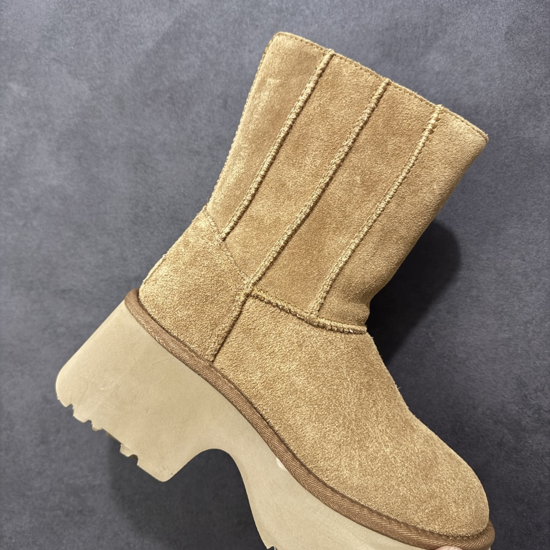 图片[6]-【莞产X1版本】全网最齐ugg130个配色市面顶级版本 1158313 UGG 鱼人厚底铅笔靴 5cm厚底 小红书爆款 厚底羊皮毛一体雪地靴女款 广州外贸大厂生产鞋头到鞋垫真羊皮毛一体独立外盒包装芯片带防水工艺区别市面任何版本 5cm厚底独立原版开发大底羊绒鞋垫冬季保暖外出家居都是很适合的选择进年uug推出款式系列局部偏向年轻消费者喜好也走到时尚潮流穿搭的前沿鞋身材质防泼水涂层翻毛皮鞋面17毫米UGGPURE™植入式羊毛内底轻便防滑舒适橡胶外底带有品牌LOGO商标带全套包装 尺码：35-40-选品中心