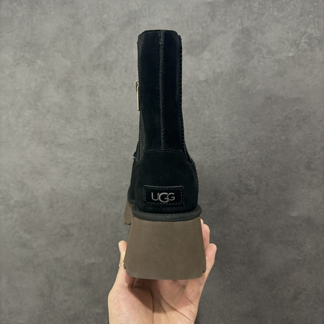 图片[4]-【莞产X1版本】全网最齐ugg130个配色市面顶级版本 1158313 UGG 鱼人厚底铅笔靴 5cm厚底 小红书爆款 厚底羊皮毛一体雪地靴女款 广州外贸大厂生产鞋头到鞋垫真羊皮毛一体独立外盒包装芯片带防水工艺区别市面任何版本 5cm厚底独立原版开发大底羊绒鞋垫冬季保暖外出家居都是很适合的选择进年uug推出款式系列局部偏向年轻消费者喜好也走到时尚潮流穿搭的前沿鞋身材质防泼水涂层翻毛皮鞋面17毫米UGGPURE™植入式羊毛内底轻便防滑舒适橡胶外底带有品牌LOGO商标带全套包装 尺码：35-40-选品中心