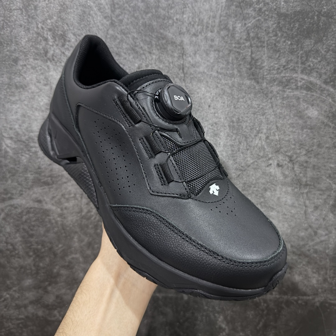 图片[3]-【莞产纯原】迪桑特Descente BOA Running 户外运动跑鞋全皮面 广东大厂出品 超高还原度 独立私模开发，只为真正还原zp 私人定制原版鞋面 舒适透气更好定型 城市通勤/运动健身/轻户外徒步 黑色系潮鞋还有机能风的设计感 原版开发大底，脚感特别轻盈 尺码：39 40 41 42 43 44 编码： ABB390400-选品中心