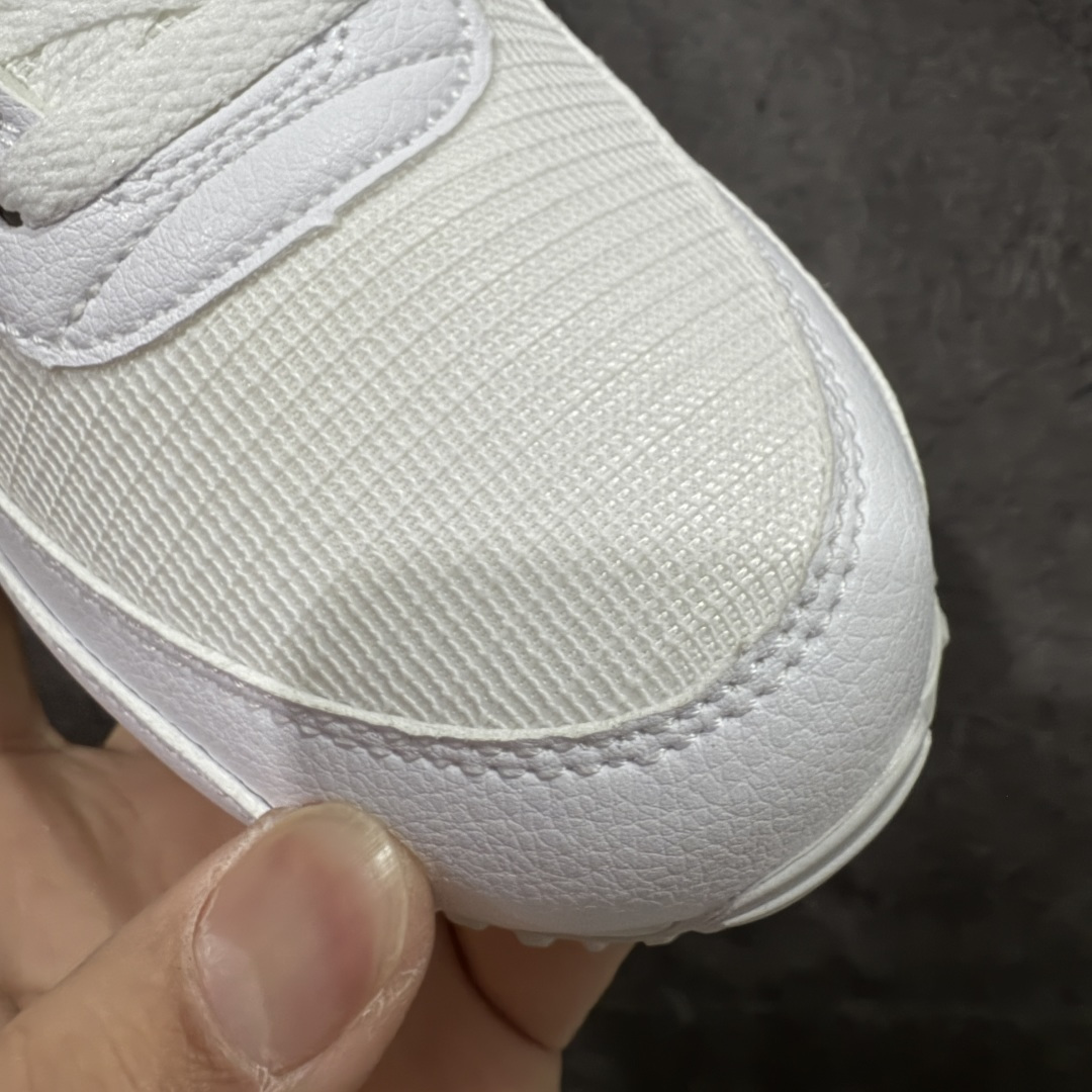 图片[5]-【顶级芯片版】Nike Air Max 90 舒适 复古 合成革减震防滑透气 低帮 休闲跑步鞋 白蓝 FZ7186-100 鞋舌标可扫码 海外欧州过验版 原纸版原楦头 顶级90款问市 开发数月 原版开发 多道QC质检 鞋型完美复刻 原厂级别工艺 正确色卡 正确气垫蓝光 正确大底 独家私模 采用进口头层牛皮拼接 定位高端市场 行业标杆工艺 尺码：40 40.5 41 42 42.5 43 44 44.5 45 46-选品中心
