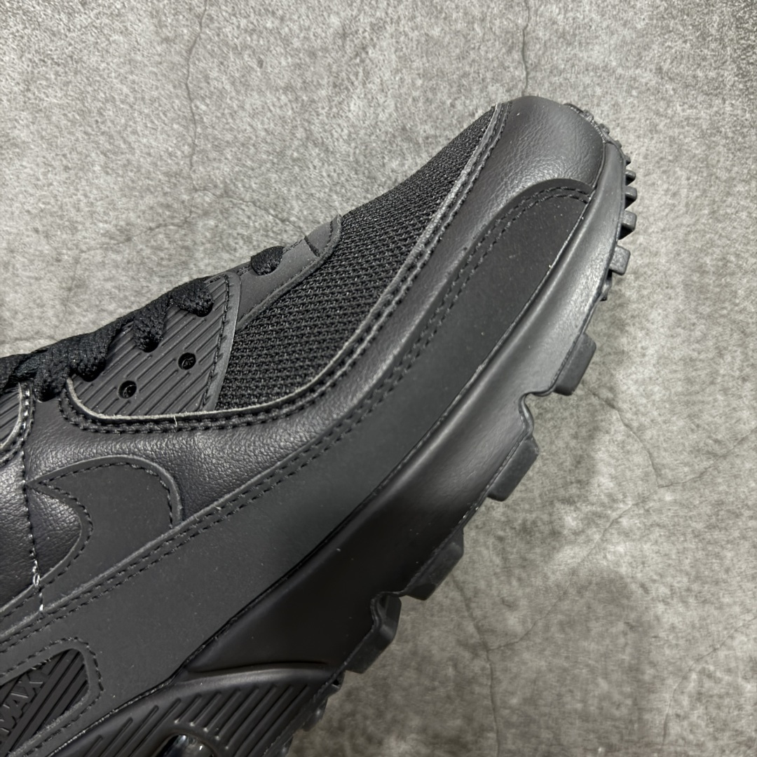 图片[6]-【顶级芯片版】Nike Air Max 90 舒适 复古 合成革减震防滑透气 低帮 休闲跑步鞋 全黑纯黑 CN8490-003 鞋舌标可扫码 海外欧州过验版 原纸版原楦头 顶级90款问市 开发数月 原版开发 多道QC质检 鞋型完美复刻 原厂级别工艺 正确色卡 正确气垫蓝光 正确大底 独家私模 采用进口头层牛皮拼接 定位高端市场 行业标杆工艺 尺码：40 40.5 41 42 42.5 43 44 44.5 45 46-选品中心