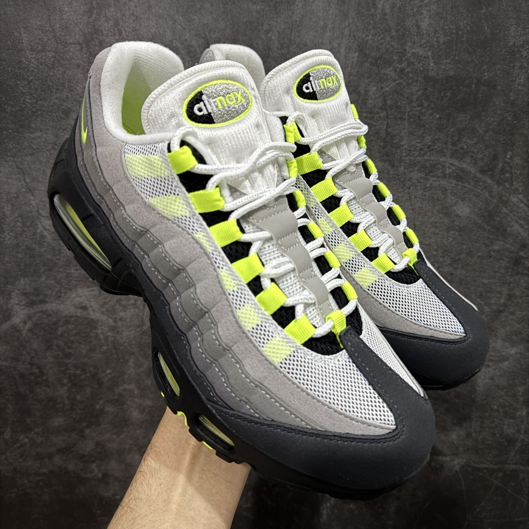 【KZ2.0版本】Nike Air Max 95 灰绿 货号:HM4740-001 纯原大厂生产线出品 原厂材料 原厂楦头 市场正确版本 区分错版 尺码:40 41 42 43 44 45 46 47.5 48 48.5-选品中心