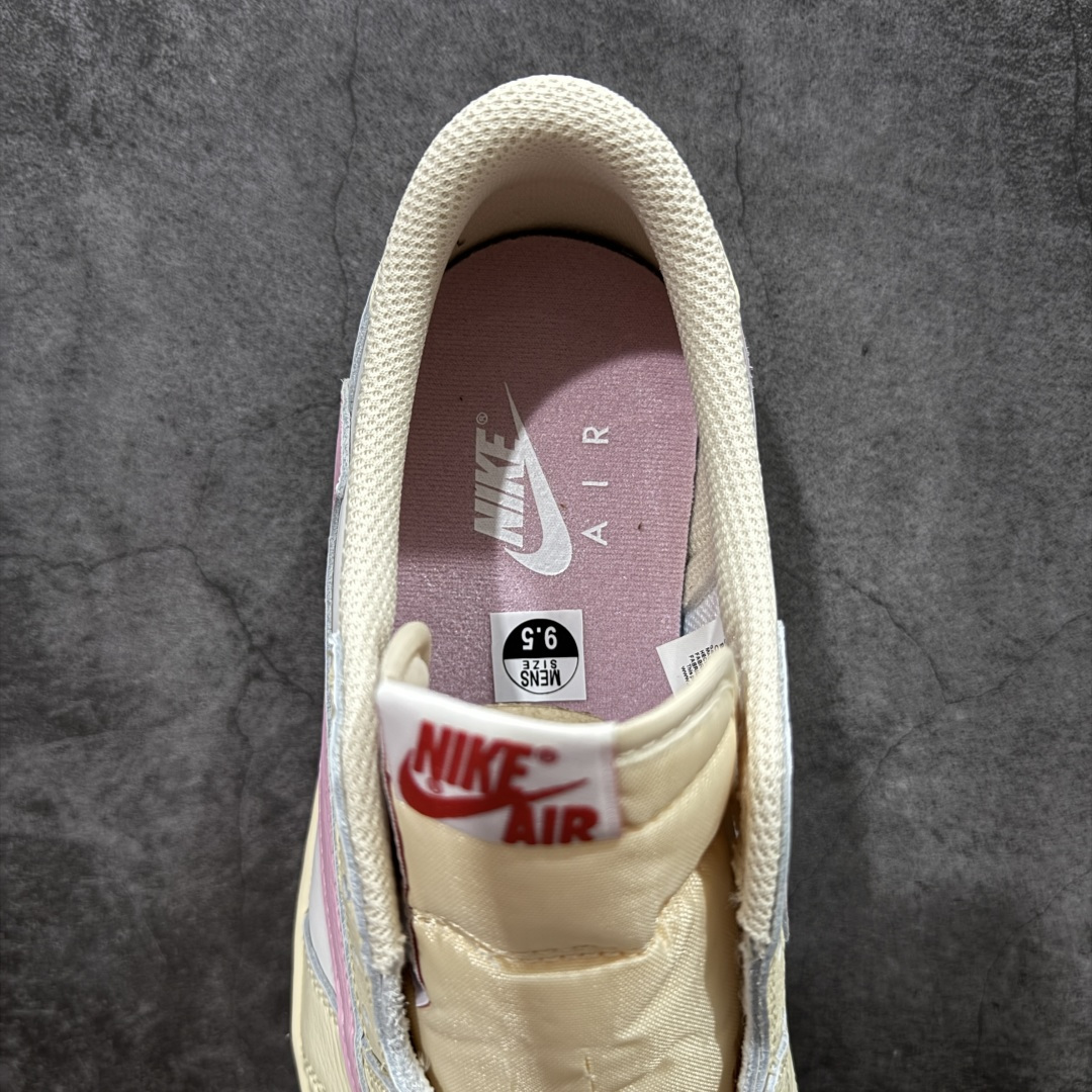 图片[8]-【KZ纯原】Travis Scott x Air Jordan AJ1 Low OG SP TS联名倒钩低帮米黄白粉 IQ7804-101 原材料软头层皮料 国内一线头部知名大厂出品 高端外贸零售专供品质 版型细节完美 原鞋原楦头纸板开发 原厂防尘纸 极致一眼正品既视感 尺码：36-47.5-选品中心