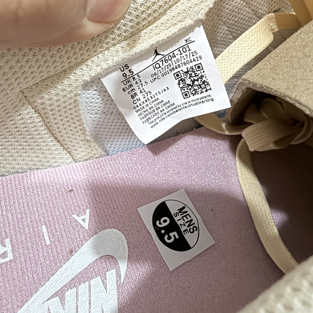 图片[6]-【KZ纯原】Travis Scott x Air Jordan AJ1 Low OG SP TS联名倒钩低帮米黄白粉 IQ7804-101 原材料软头层皮料 国内一线头部知名大厂出品 高端外贸零售专供品质 版型细节完美 原鞋原楦头纸板开发 原厂防尘纸 极致一眼正品既视感 尺码：36-47.5-选品中心