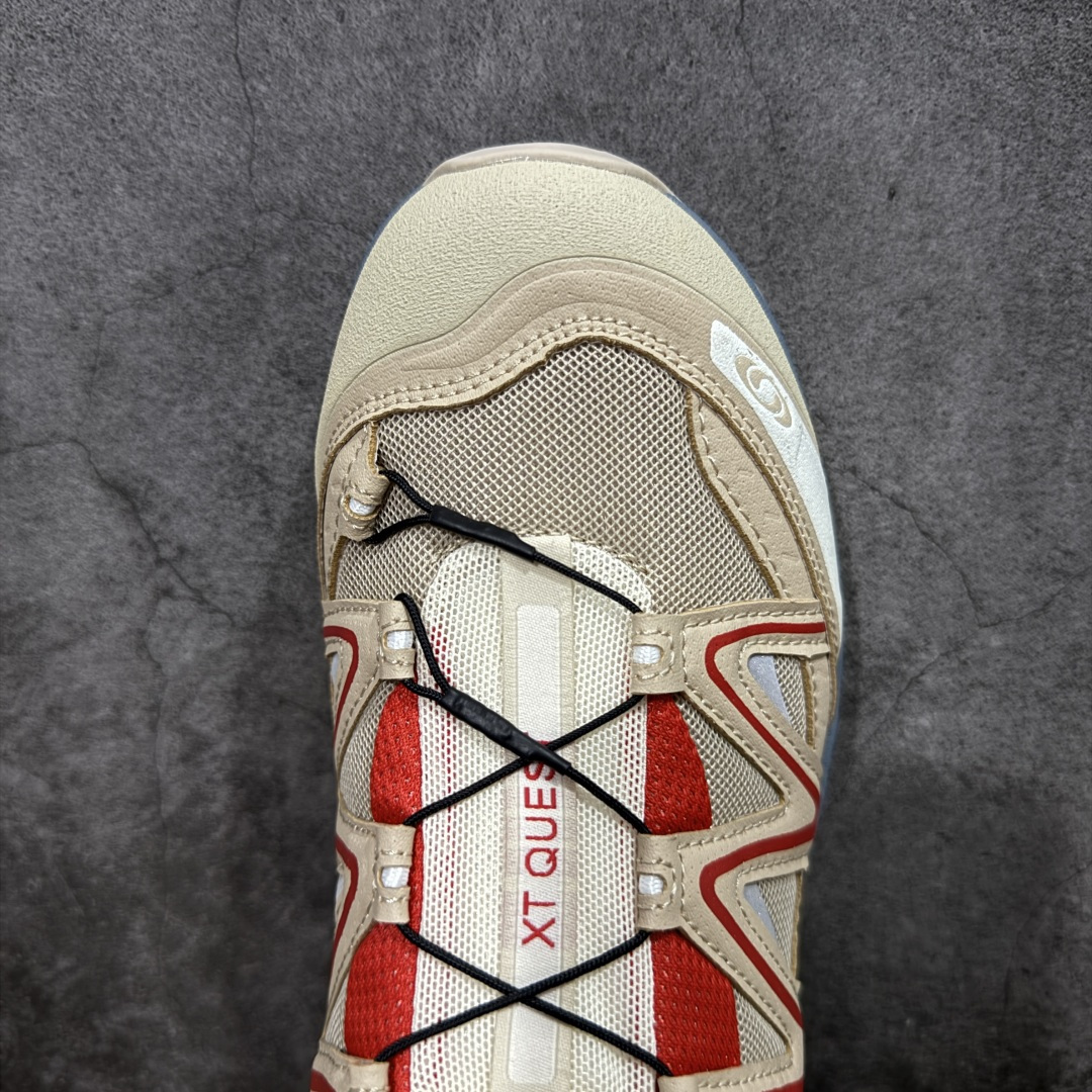 图片[5]-【GD版本】Salomon XT-QUEST ADV 萨洛蒙 时尚 舒适减震防滑耐磨 低帮跑步鞋 男女同款 474787 全新工厂出品 细节清洁度领先市场大部分版本 此版承诺一个月内出现脱胶等重大质量问题 直接换新 耗时半年巨作 全套原纸板楦头开发 原厂特供网布配套加持 确保原汁原味 完美呈现版型 原档数据独家私模五层组合大底 男女鞋同步官方 原装Ortholite轻量化鞋垫 中底布带钢印编号 原厂TPU锁扣 进口港宝加持 后跟自然饱满 还原公司包裹性 基于 SALOMON 初代 XT 鞋身造型并搭载 4D ADVANCED CHASSIS™ 大底打造而成 为这款 XT-QUEST 带来了多项足部控制与保护等功能性 如在运动过程中控制左右晃动的过程而提高稳定性、改善长途越野过程中足中到足尖的过渡、提高感知岩石的精确度以抵抗尖锐物体对脚底的伤害以及采用动态缓冲来增强穿着舒适感 从而减轻疲劳感 使 XT-QUEST 成为一双舒适且安全的户外之履 尺码：36 36.5 37.5 38 38.5 39 40 40.5 41 42 42.5 43 44 44.5 45-选品中心