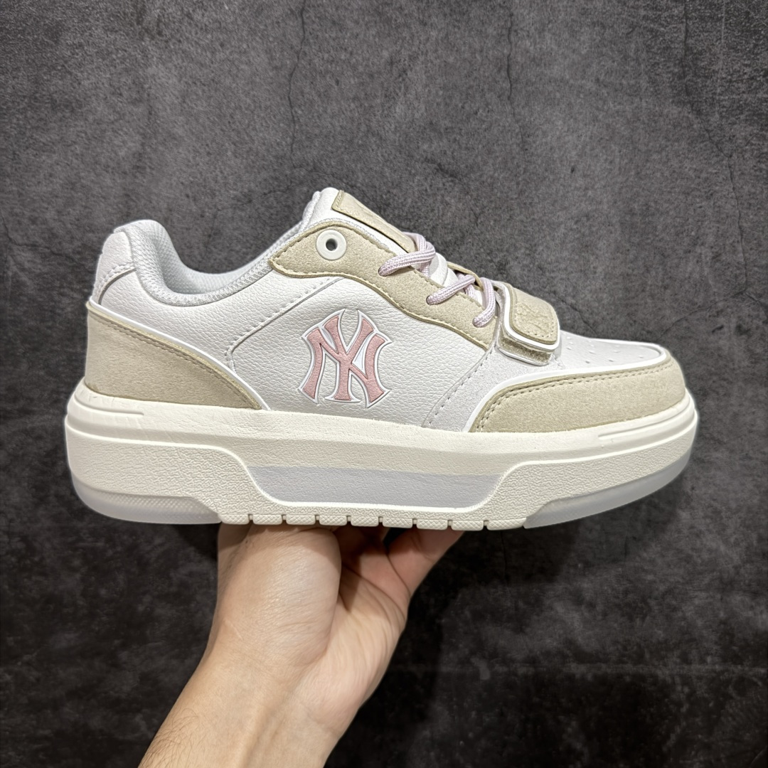 【公司级】韩国洋基队NY大标潮流老爹鞋 MLB小白鞋市面上唯一顶级纯原版本 原材料打造 原楦原档案数据开发版型 完美鞋头弧度/后套收口效果🆚市面文案版本‼️ 原厂立体填充鞋舌海绵 中底注胶孔原数据开发模具大底 原厂转印标 保证不掉字 内增高6cm 原厂1:1模具开发 原厂进口纳米材质 原厂 全套手提袋 原盒雷射防伪标包装 天猫订单品质 官网尺码 35-45-选品中心