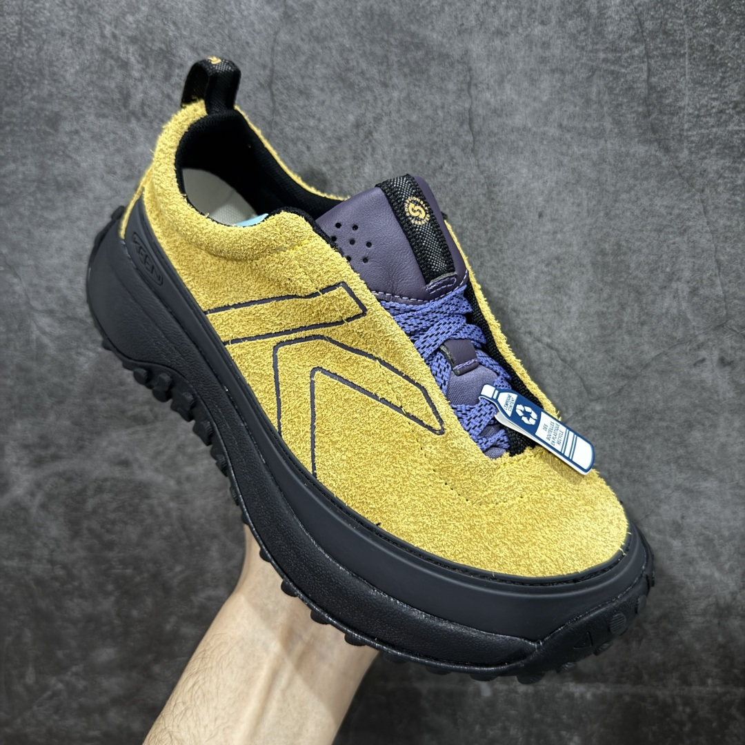 图片[3]-【绿x版本】KEEN Mino 科恩户外徒步山系 皮革透气支撑 低帮跑步鞋 全头层翻毛皮鞋面材质 专业的防滑齿纹大底与稳固护趾设计，无惧山路崎岖，给你踏实的安全感。 独特的复古廓形与温柔色调，瞬间提升OOTD质感，上脚舒适百搭 尺码：35-45-选品中心