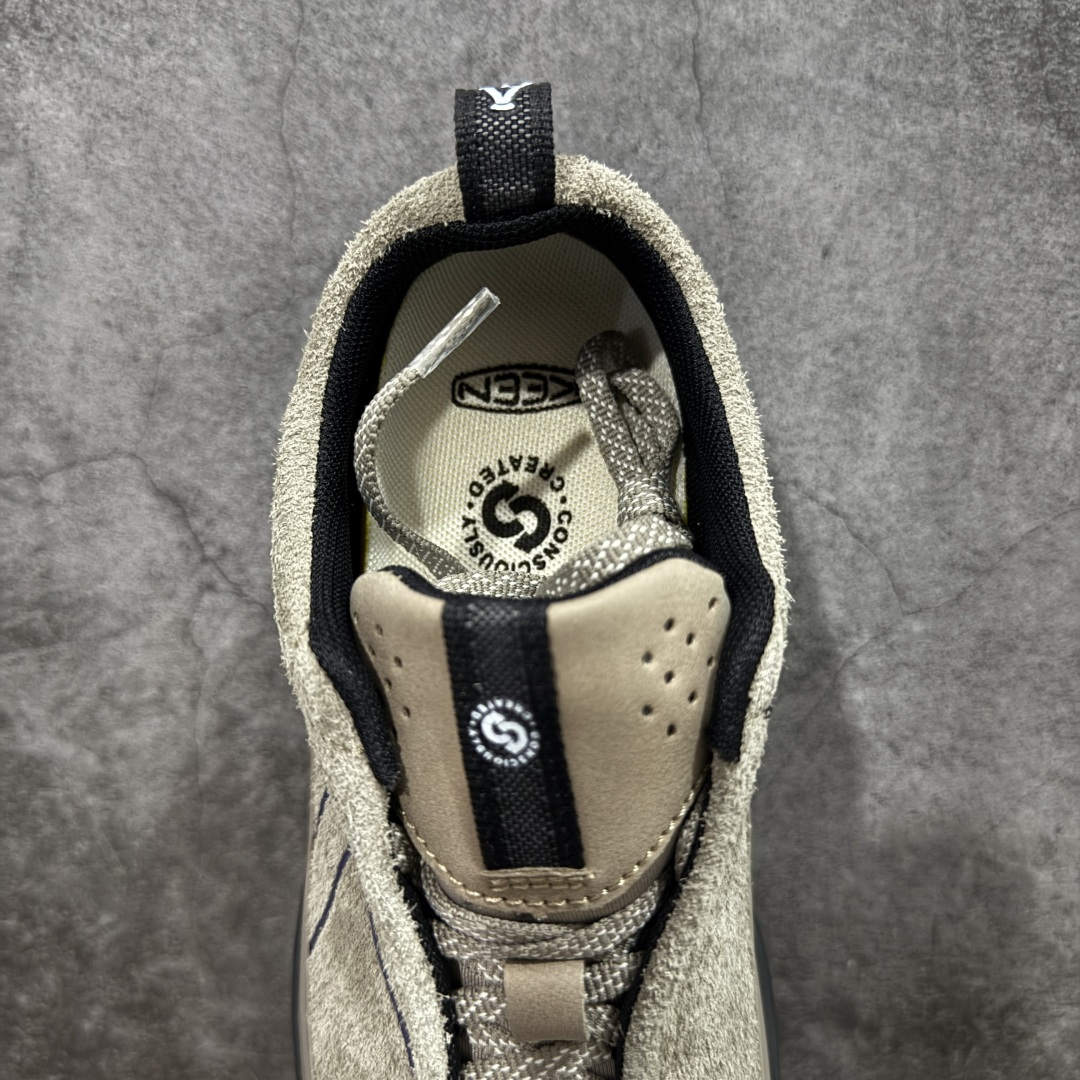 图片[8]-【绿x版本】KEEN Mino 科恩户外徒步山系 皮革透气支撑 低帮跑步鞋 全头层翻毛皮鞋面材质 专业的防滑齿纹大底与稳固护趾设计，无惧山路崎岖，给你踏实的安全感。 独特的复古廓形与温柔色调，瞬间提升OOTD质感，上脚舒适百搭 尺码：35-45-选品中心