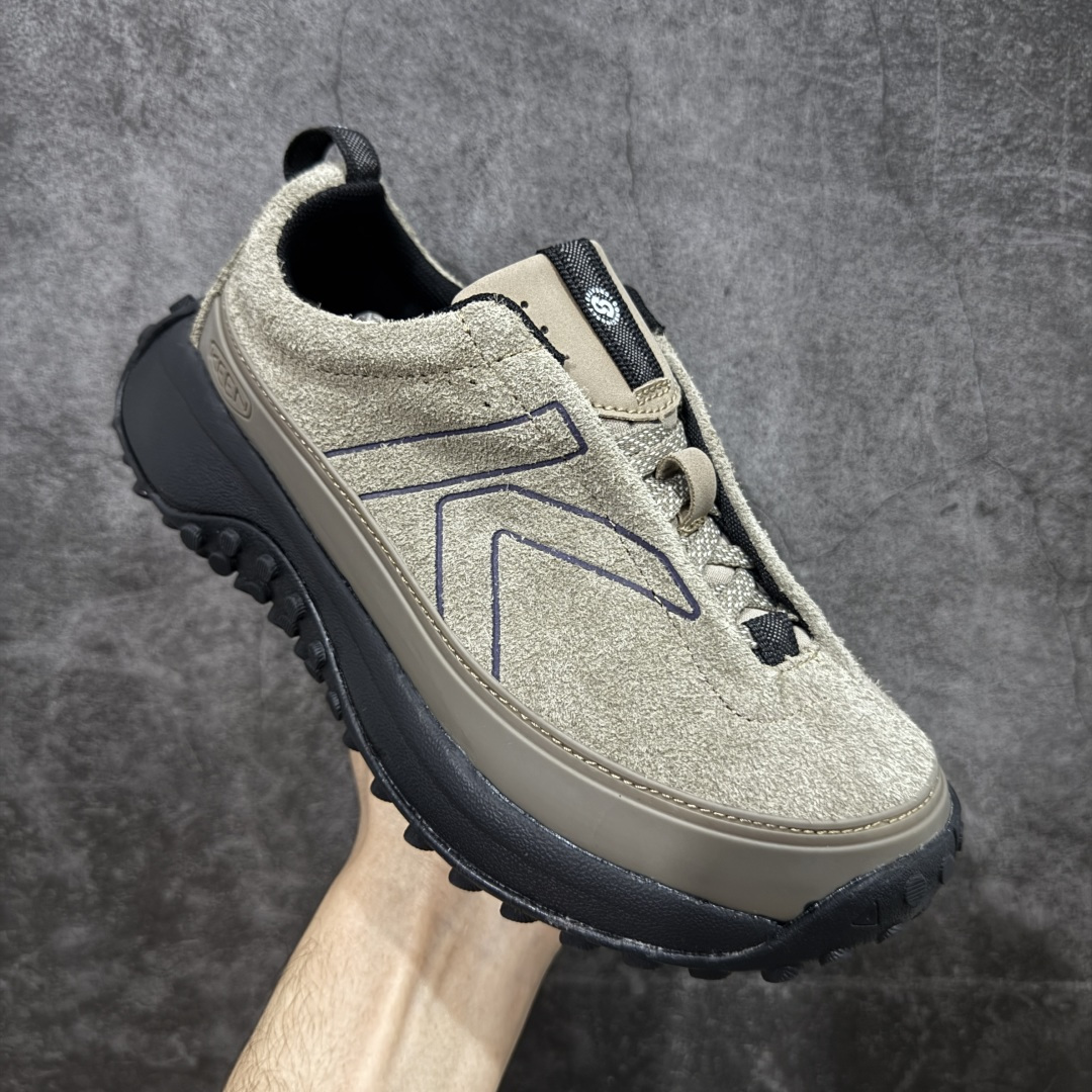 图片[3]-【绿x版本】KEEN Mino 科恩户外徒步山系 皮革透气支撑 低帮跑步鞋 全头层翻毛皮鞋面材质 专业的防滑齿纹大底与稳固护趾设计，无惧山路崎岖，给你踏实的安全感。 独特的复古廓形与温柔色调，瞬间提升OOTD质感，上脚舒适百搭 尺码：35-45-选品中心