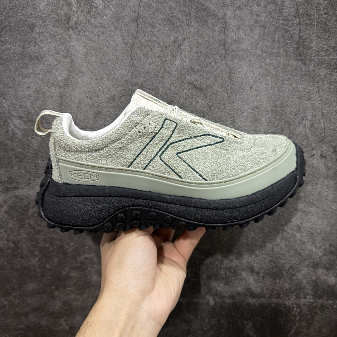 【绿x版本】KEEN Mino 科恩户外徒步山系 皮革透气支撑 低帮跑步鞋 全头层翻毛皮鞋面材质 专业的防滑齿纹大底与稳固护趾设计,无惧山路崎岖,给你踏实的安全感。 独特的复古廓形与温柔色调,瞬间提升OOTD质感,上脚舒适百搭 尺码:35-45-选品中心