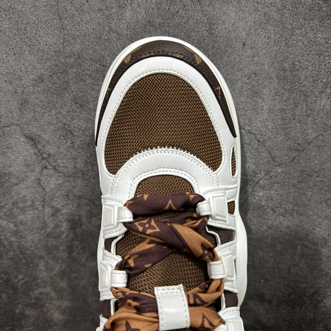图片[5]-【YS纯原】广奢高端货Louis Vuitton 路易威登LV Archlight Sneakers系列 真皮拼色弓型拱桥底运动鞋 INS炸款 · 米兰走秀风 高奢质感 ✦ 高奢品牌走秀款 · 复古老爹＋舞蹈弓型轮廓 ✦ 升级原装5D礼盒＋全套原装配件 ✦ 支持NFC感应 · 直接跳转官网 ✦ 头层小牛皮革饰片 · 细节干净利落 ✦ 原厂网面＋真皮拼接 · 透气不闷脚 ✦ 独立开发 TPU回弹中底 · 轻量缓震 ✦ 组合 TPR耐磨大底 · 抓地稳、耐穿强 ✦ 超软皮内里＋柔软脚垫 · 上脚一秒舒适 尺码：35-39-选品中心