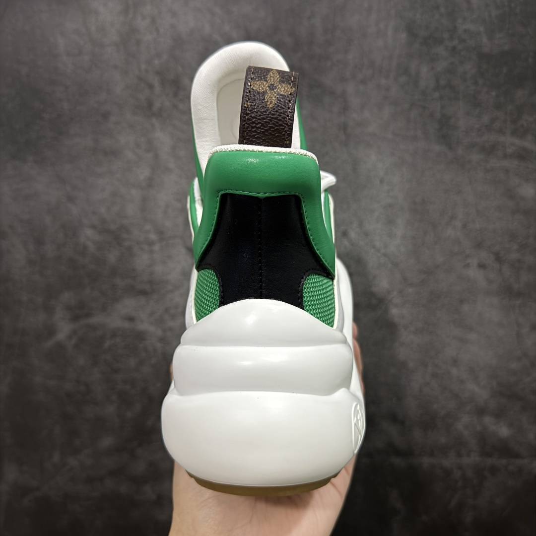 图片[4]-【YS纯原】广奢高端货Louis Vuitton 路易威登LV Archlight Sneakers系列 真皮拼色弓型拱桥底运动鞋 INS炸款 · 米兰走秀风 高奢质感 ✦ 高奢品牌走秀款 · 复古老爹＋舞蹈弓型轮廓 ✦ 升级原装5D礼盒＋全套原装配件 ✦ 支持NFC感应 · 直接跳转官网 ✦ 头层小牛皮革饰片 · 细节干净利落 ✦ 原厂网面＋真皮拼接 · 透气不闷脚 ✦ 独立开发 TPU回弹中底 · 轻量缓震 ✦ 组合 TPR耐磨大底 · 抓地稳、耐穿强 ✦ 超软皮内里＋柔软脚垫 · 上脚一秒舒适 尺码：35-39-选品中心