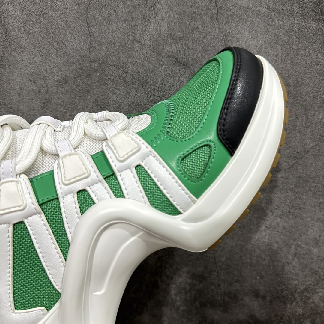 图片[6]-【YS纯原】广奢高端货Louis Vuitton 路易威登LV Archlight Sneakers系列 真皮拼色弓型拱桥底运动鞋 INS炸款 · 米兰走秀风 高奢质感 ✦ 高奢品牌走秀款 · 复古老爹＋舞蹈弓型轮廓 ✦ 升级原装5D礼盒＋全套原装配件 ✦ 支持NFC感应 · 直接跳转官网 ✦ 头层小牛皮革饰片 · 细节干净利落 ✦ 原厂网面＋真皮拼接 · 透气不闷脚 ✦ 独立开发 TPU回弹中底 · 轻量缓震 ✦ 组合 TPR耐磨大底 · 抓地稳、耐穿强 ✦ 超软皮内里＋柔软脚垫 · 上脚一秒舒适 尺码：35-39-选品中心