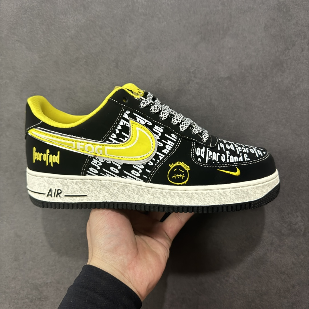 【定制版】Nike Air Force 1\'07 Low 联名 黄勾鬼脸 空军低帮休闲板鞋 SY1388-012 #原楦头原纸板 原装鞋盒 定制五金配件 内置全掌气垫 原厂鞋底 尺码:36 36.5 37.5 38 38.5 39 40 40.5 41 42 42.5 43 44 44.5 45 编码:HXSA310320-选品中心