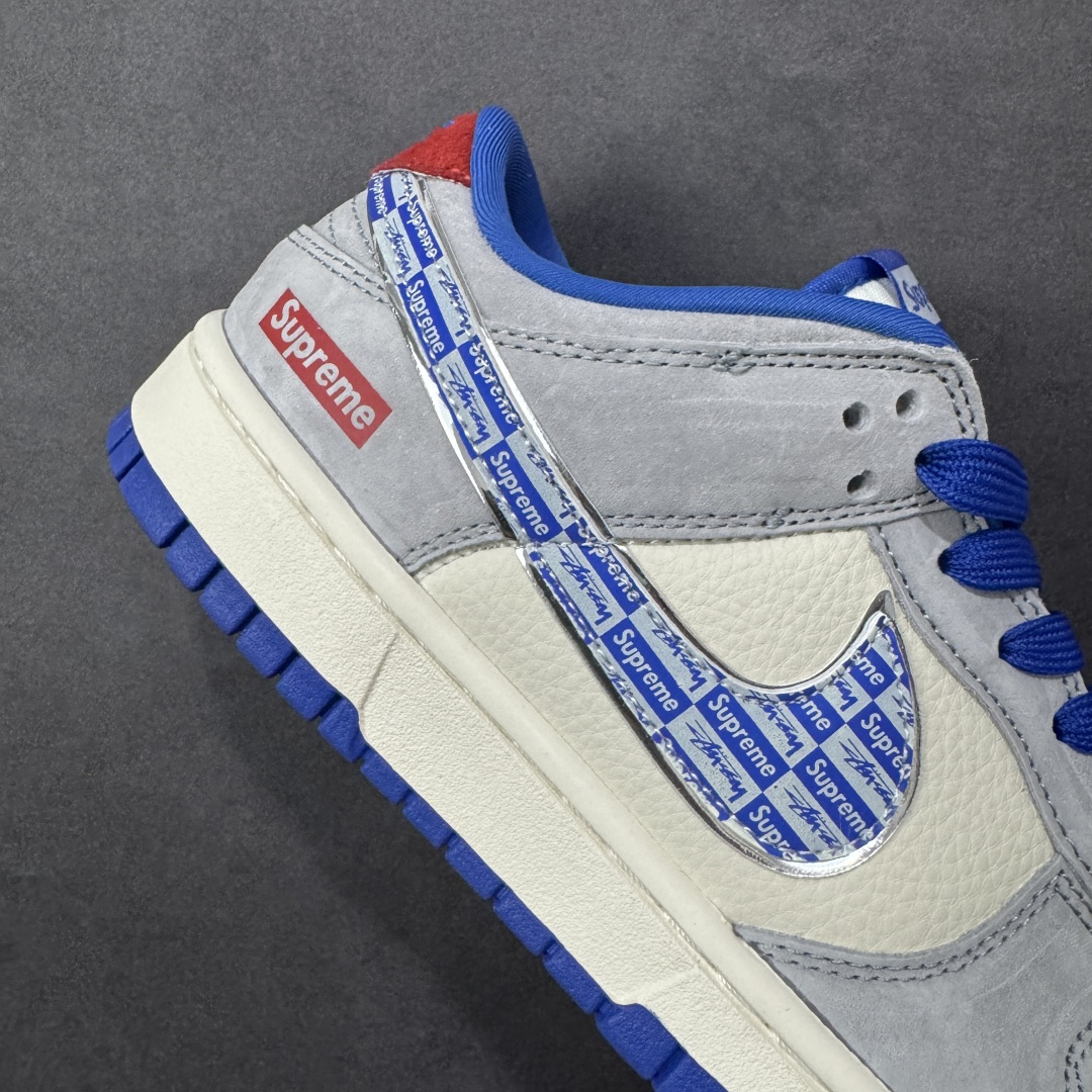 图片[6]-【定制版】NK SB Dunk Low “Superme联名——灰蓝麂皮” 高端定制 低帮休闲板鞋 定制鞋盒 大厂纯原品质出货 超高清洁度 皮料切割干净无任何毛边 细节完美 货号：DD1988-009 尺码： 36 36.5 37.5 38 38.5 39 40 40.5 41 42 42.5 43 44 44.5 45 编码：HXSB330340-选品中心