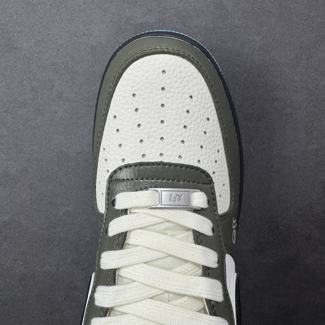 图片[8]-【定制版】Nike Air Force 1\’07 Low 联名 双拼黑绿蓝 空军低帮休闲板鞋 QW5836-022  #原楦头原纸板 原装鞋盒 定制五金配件 内置全掌气垫 原厂鞋底  尺码：36 36.5 37.5 38 38.5 39 40 40.5 41 42 42.5 43 44 44.5 45 编码：HXSB310320-选品中心