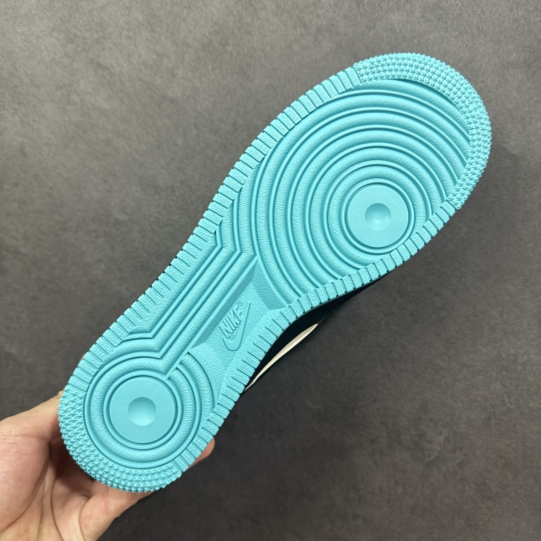 图片[9]-【定制版】Nike Air Force 1\’07 Low 联名 双拼黑绿蓝 空军低帮休闲板鞋 QW5836-022  #原楦头原纸板 原装鞋盒 定制五金配件 内置全掌气垫 原厂鞋底  尺码：36 36.5 37.5 38 38.5 39 40 40.5 41 42 42.5 43 44 44.5 45 编码：HXSB310320-选品中心