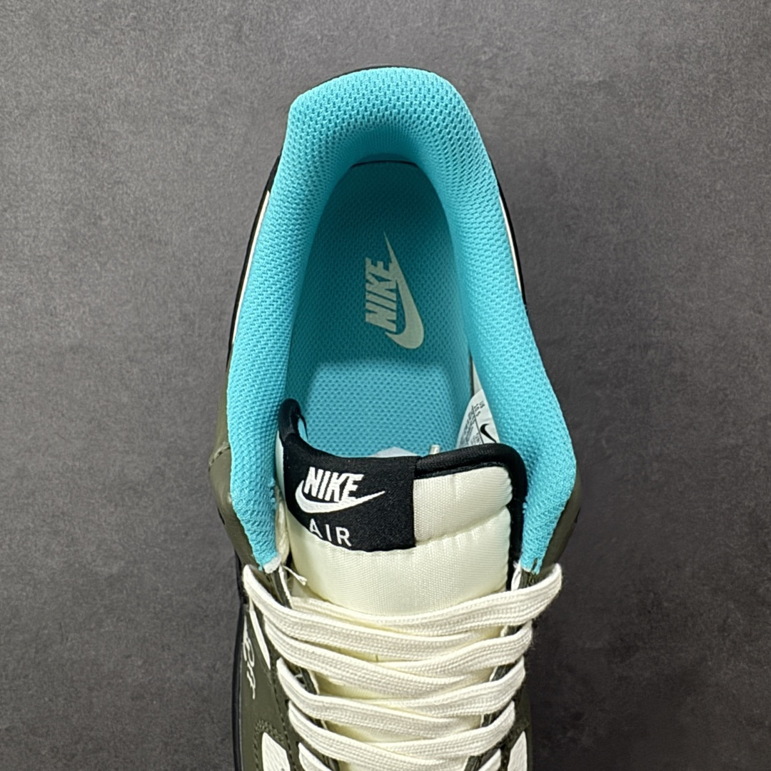 图片[7]-【定制版】Nike Air Force 1\’07 Low 联名 双拼黑绿蓝 空军低帮休闲板鞋 QW5836-022  #原楦头原纸板 原装鞋盒 定制五金配件 内置全掌气垫 原厂鞋底  尺码：36 36.5 37.5 38 38.5 39 40 40.5 41 42 42.5 43 44 44.5 45 编码：HXSB310320-选品中心