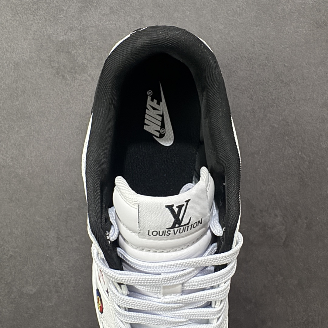 图片[7]-【定制版】NK SB Dunk Low“LV联名——白黑” 高端定制 低帮休闲板鞋 定制鞋盒 Ortholite鞋垫透气防臭 大厂纯原品质出货 超高清洁度 皮料切割干净无任何毛边 细节完美 货号：YF9511-908 尺码： 36 36.5 37.5 38 38.5 39 40 40.5 41 42 42.5 43 44 44.5 45 编码：HXSB330340-选品中心