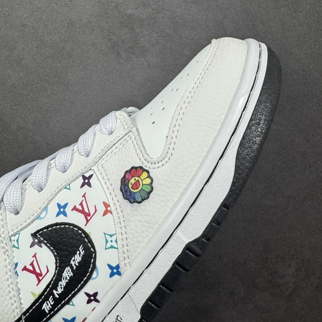 图片[5]-【定制版】NK SB Dunk Low“LV联名——白黑” 高端定制 低帮休闲板鞋 定制鞋盒 Ortholite鞋垫透气防臭 大厂纯原品质出货 超高清洁度 皮料切割干净无任何毛边 细节完美 货号：YF9511-908 尺码： 36 36.5 37.5 38 38.5 39 40 40.5 41 42 42.5 43 44 44.5 45 编码：HXSB330340-选品中心