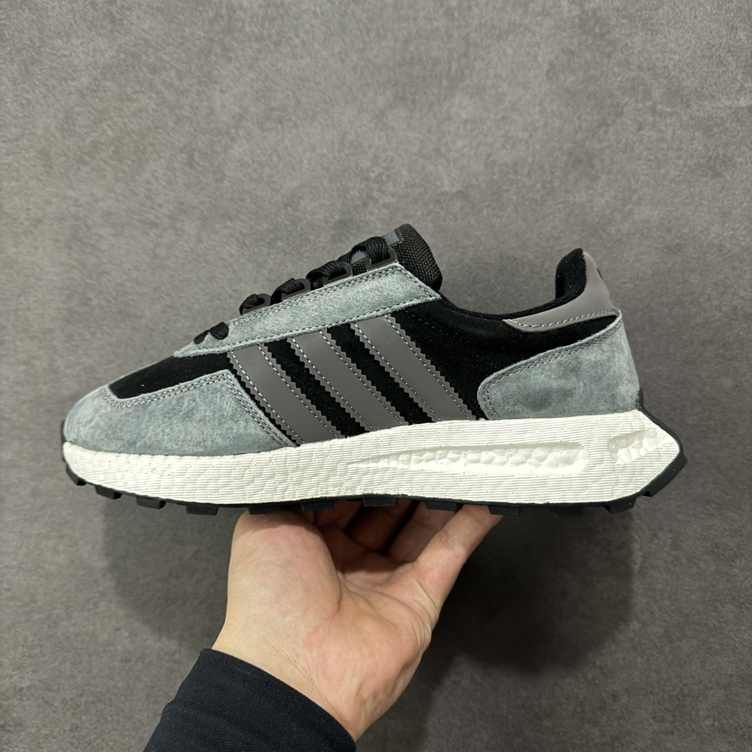 图片[2]-【公司级】adidas Originals Retropy E5 唐老鸭联名款 爆米花 速度轻盈复古系列百搭透气休闲运动慢跑鞋。全新BOOST轻量缓震鞋底材质# 轻盈又不失动感 货号：GW1725 尺码：39-45 编码：JJB240250-选品中心