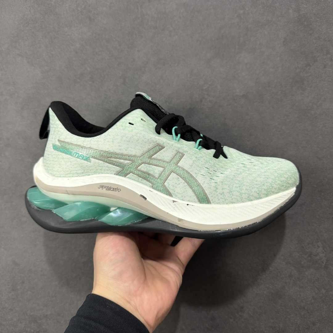 【公司级】Asics GEL-KINSEI MAX 亚瑟士专业跑鞋 #采用工程弹性双层再生针织密度鞋面材质,后跟3D可视GEL缓震乳胶物料 #升级FF BLAST PLUS全新缓震中底部位科技材质,外置高耐磨橡胶外底 稳步升级 货号:1011B696-300 尺码:40-45-选品中心