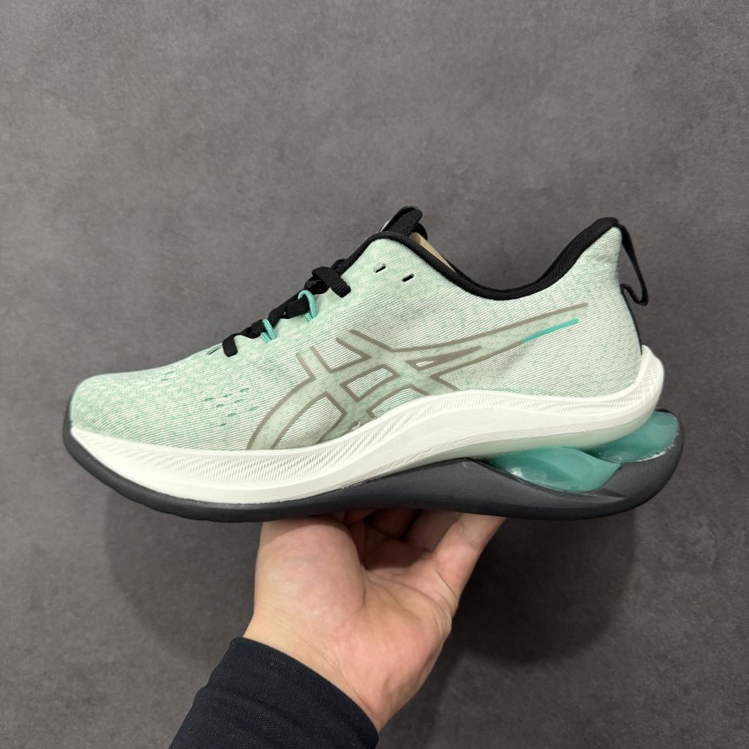 图片[2]-【公司级】Asics GEL-KINSEI MAX 亚瑟士专业跑鞋 #采用工程弹性双层再生针织密度鞋面材质，后跟3D可视GEL缓震乳胶物料 #升级FF BLAST PLUS全新缓震中底部位科技材质，外置高耐磨橡胶外底 稳步升级 货号：1011B696-300 尺码：40-45-选品中心