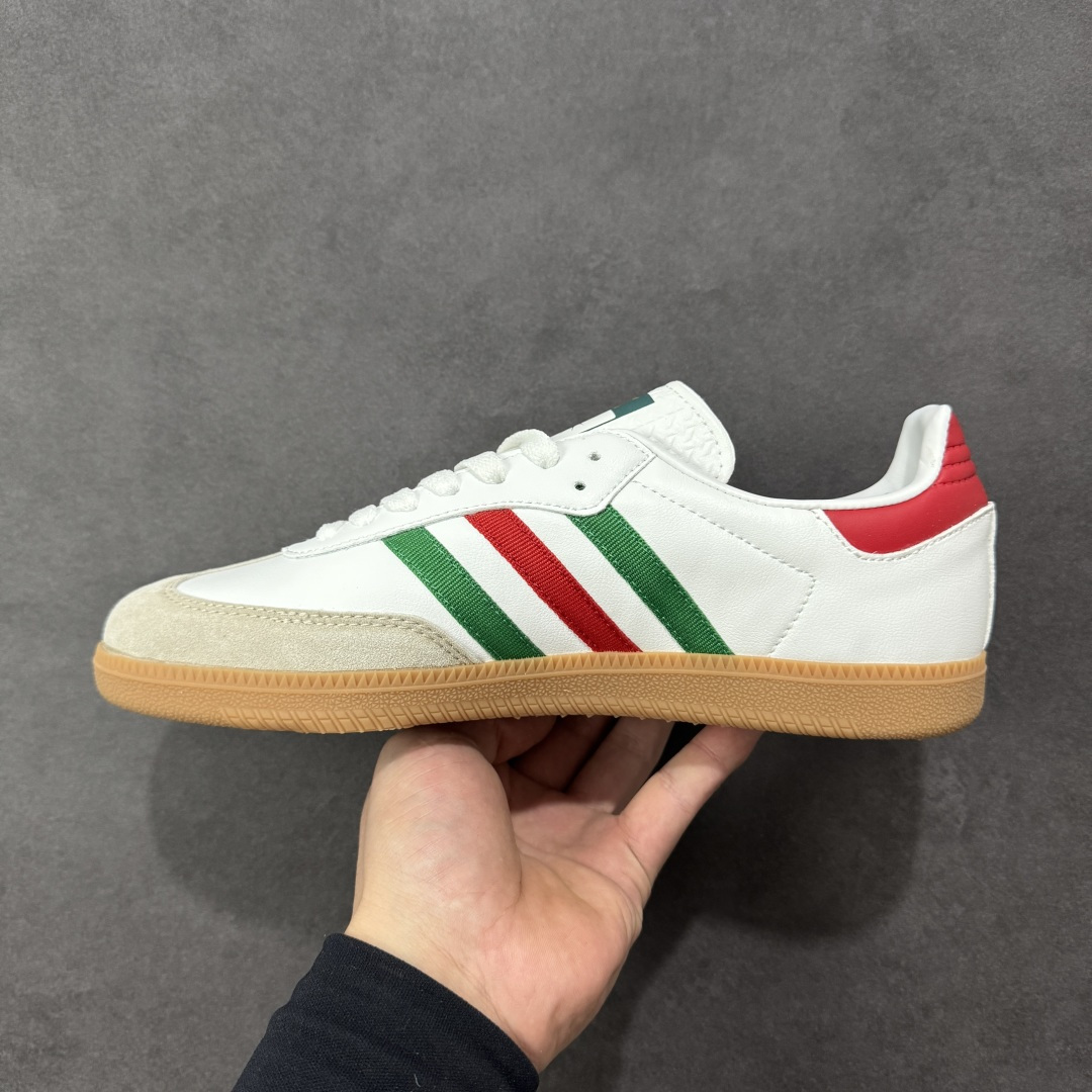 图片[2]-【公司级】Adidas三叶草SAMBA OG 休闲板鞋 性价比天花板 该鞋款鞋面采用多种材料拼接(缝/车线) Superstar系列又备受众多滑板爱好者的青睐 这款Superstar经典鞋 沿用50年来的贝壳鞋头样式 继往开来 采用皮革鞋面和浑厚全包大底设计 烫金徽标伴你在滑板上留下“流星”般绚丽的轨迹 货号： HQ4951 尺码： 36 36.5 37.5 38 38.5 39 40 40.5 41 42 42.5 43 44 44.5 45 编码：YQA170180-选品中心